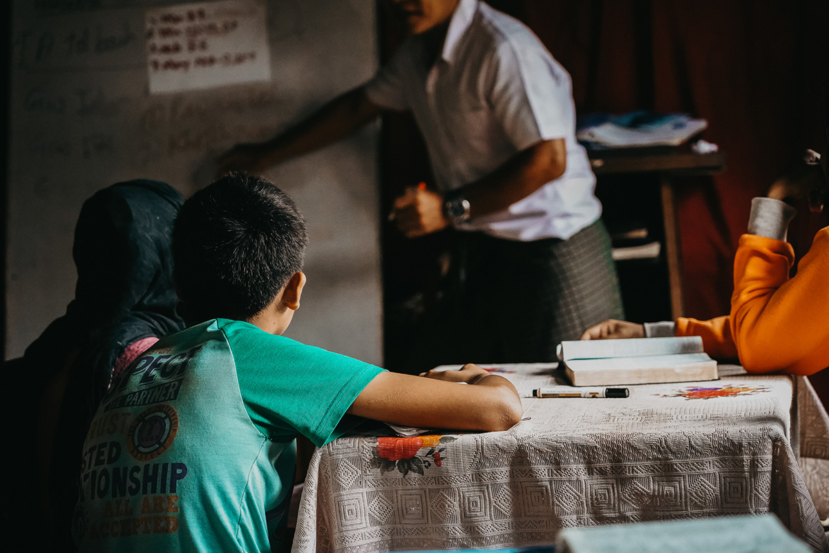 Group sitting at a table for Persecution Preparedness Training